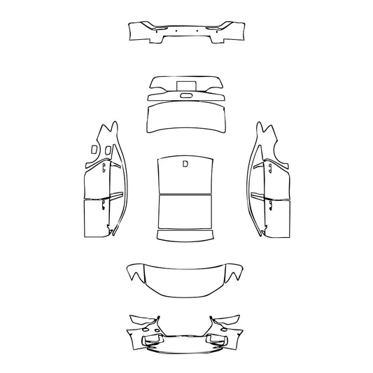 Pre-Cut PPF Audi A6 A6L S-line 2022 - PPF-Kits