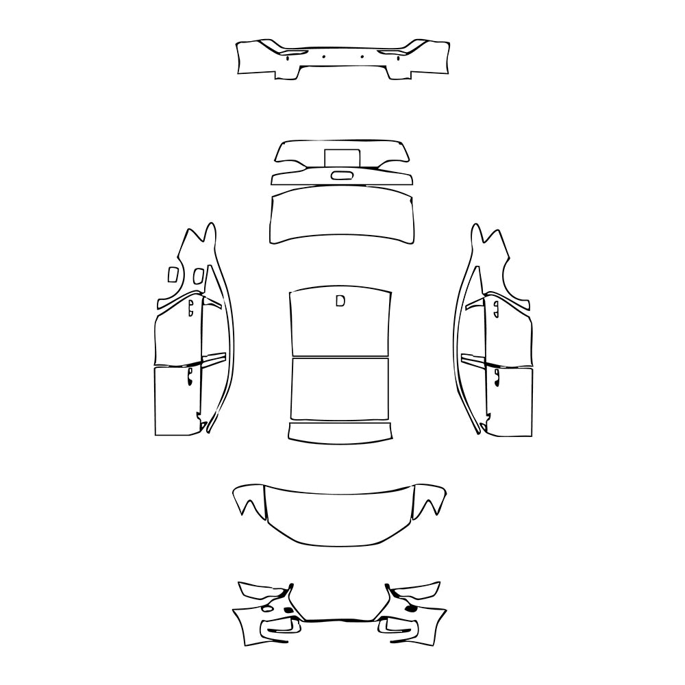 Pre-Cut PPF Audi A6 A6L S-line 2024 - PPF-Kits