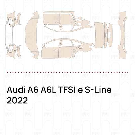 PPF prédécoupé Audi A6 A6L TFSI e S-Line 2022