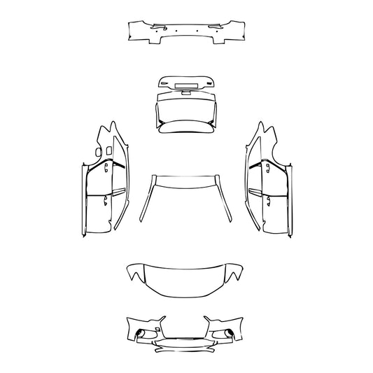 Pre-Cut PPF Audi A6 A6 Avant Base 2021 - PPF-Kits
