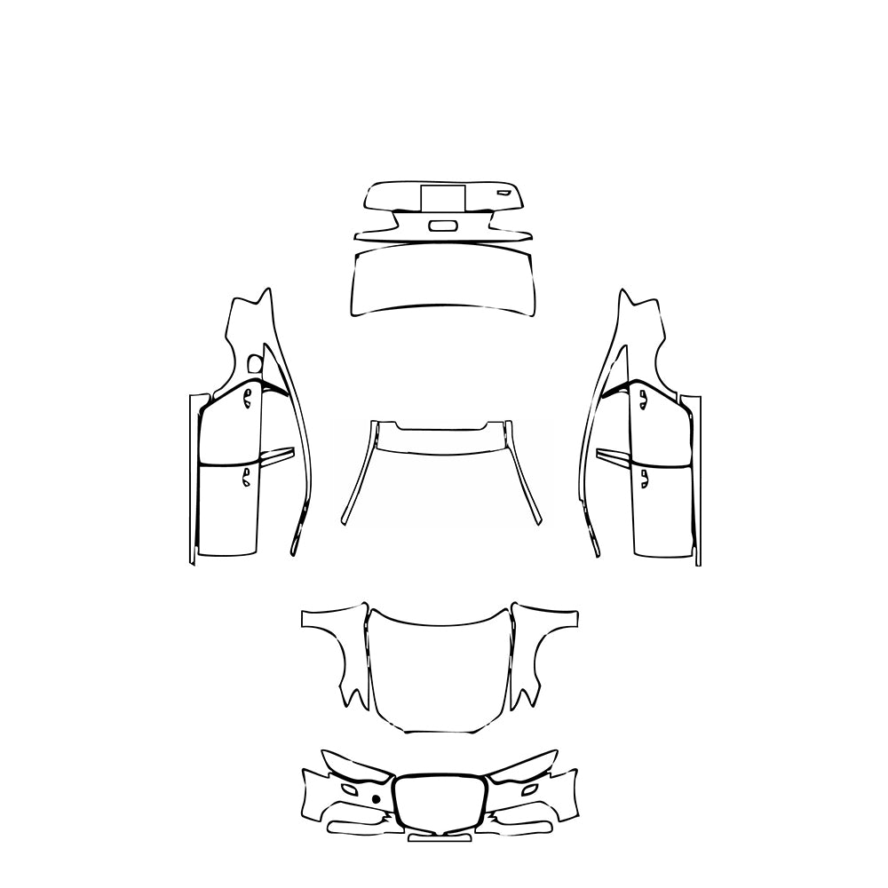 Pre-Cut PPF Audi A6 A6 Base 2015 - PPF-Kits