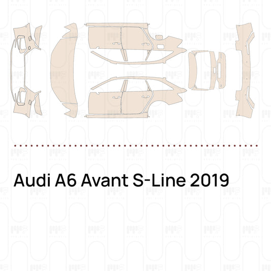PPF prédécoupé Audi A6 Avant S-Line 2019