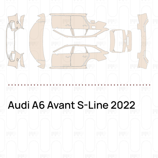PPF prédécoupé Audi A6 Avant S-Line 2022