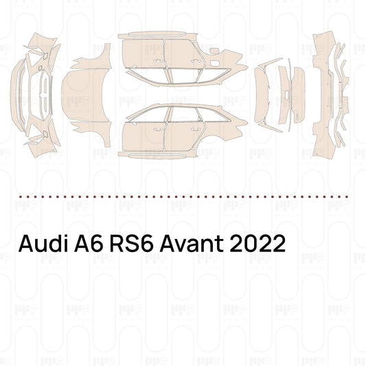 PPF prédécoupé Audi A6 RS6 Avant 2022