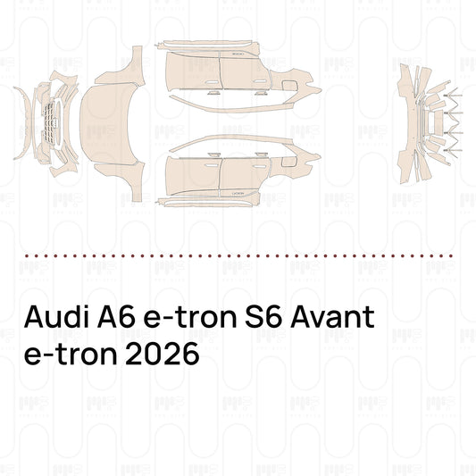 PPF prédécoupé Audi A6 e-tron S6 Avant e-tron 2026