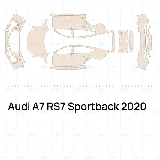PPF prédécoupé Audi A7 RS7 Sportback 2020