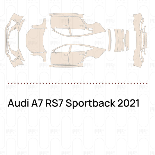 PPF prédécoupé Audi A7 RS7 Sportback 2021