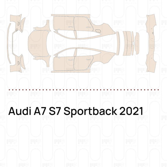 PPF prédécoupé Audi A7 S7 Sportback 2021