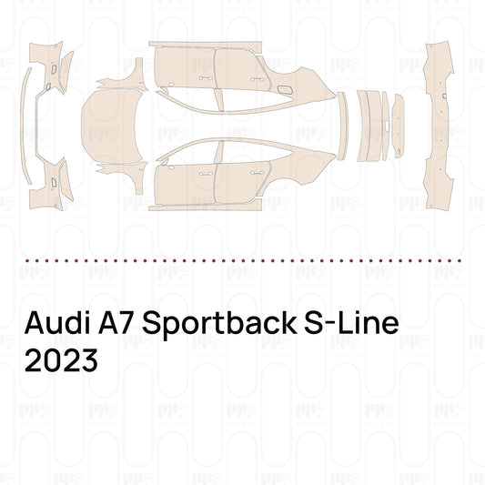PPF prédécoupé Audi A7 Sportback S-Line 2023
