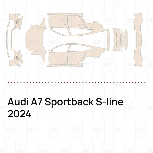 PPF prédécoupé Audi A7 Sportback S-line 2024