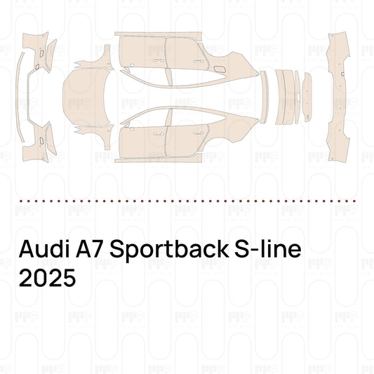 PPF prédécoupé Audi A7 Sportback S-line 2025