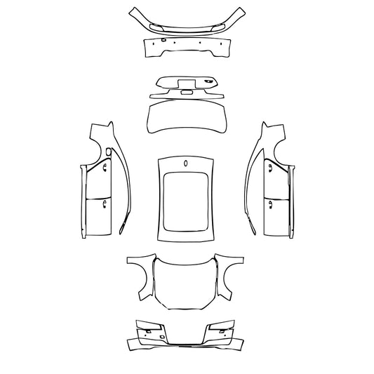 Pre-Cut PPF Audi A8 A8 L (Extended Wheelbase) Base 2015 - PPF-Kits