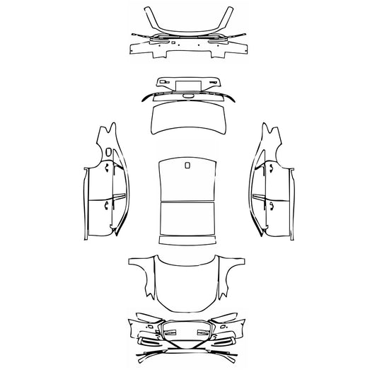 Pre-Cut PPF Audi A8 A8 L (Extended Wheelbase) Base 2019 - PPF-Kits