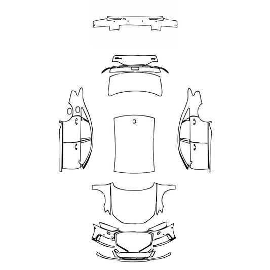 Pre-Cut PPF Audi A8 A8 (Standard Wheelbase) S-Line 2019 - PPF-Kits