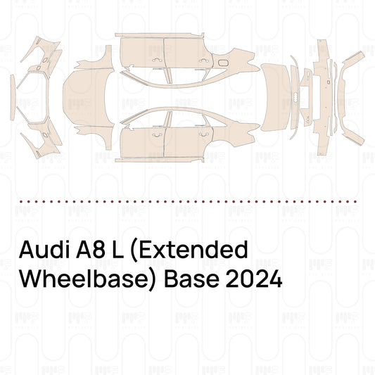 PPF prédécoupé Audi A8 L (Extended Wheelbase) Base 2024