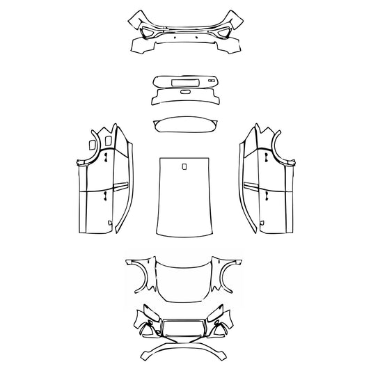 Pre-Cut PPF Audi Q2 Q2 S-line 2023 - PPF-Kits