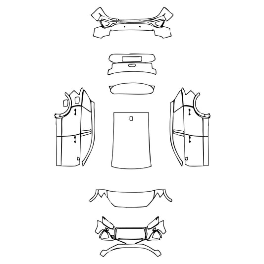 Pre-Cut PPF Audi Q2 Q2 SQ2 2021 - PPF-Kits
