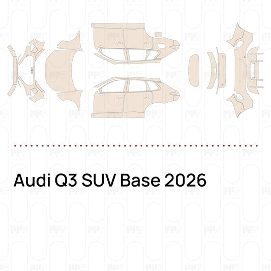 PPF prédécoupé Audi Q3 SUV Base 2026