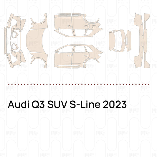 PPF prédécoupé Audi Q3 SUV S-Line 2023