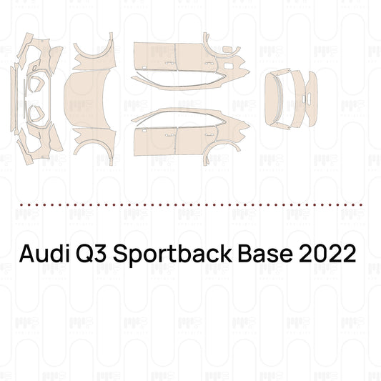 PPF prédécoupé Audi Q3 Sportback Base 2022