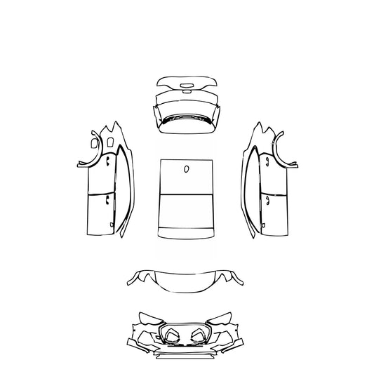 Pre-Cut PPF Audi Q3 Sportback Base 2025 - PPF-Kits