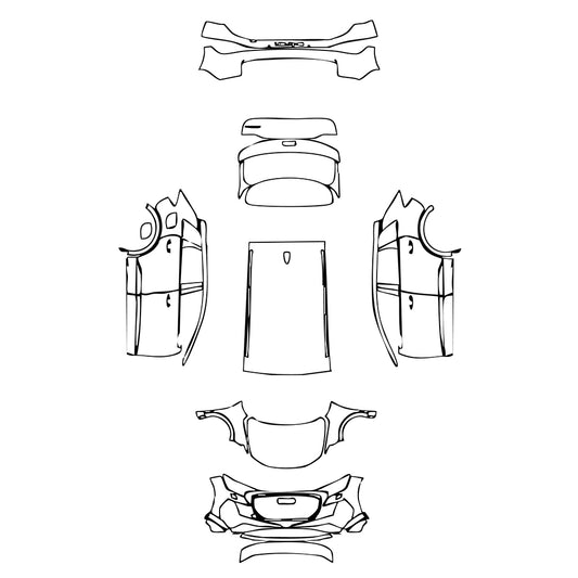 Pre-Cut PPF Audi Q4 e-tron SUV Sport 2022 - PPF-Kits