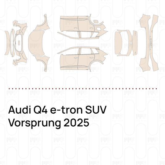 PPF prédécoupé Audi Q4 e-tron SUV Vorsprung 2025