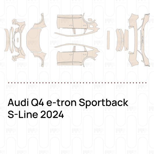 PPF prédécoupé Audi Q4 e-tron Sportback S-Line 2024