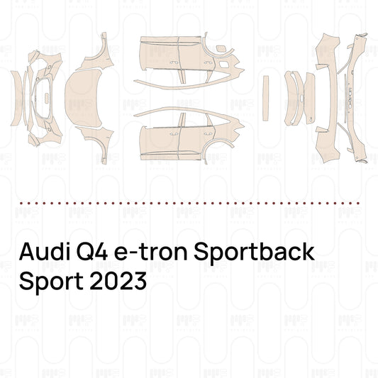 PPF prédécoupé Audi Q4 e-tron Sportback Sport 2023