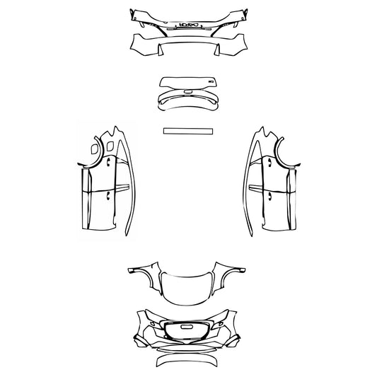 Pre-Cut PPF Audi Q4 e-tron Sportback Sport 2024 - PPF-Kits