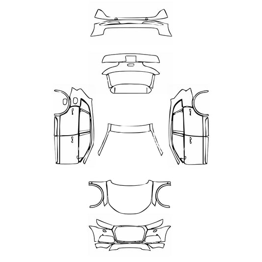 Pre-Cut PPF Audi Q5 Extended Wheelbase Base 2019 - PPF-Kits