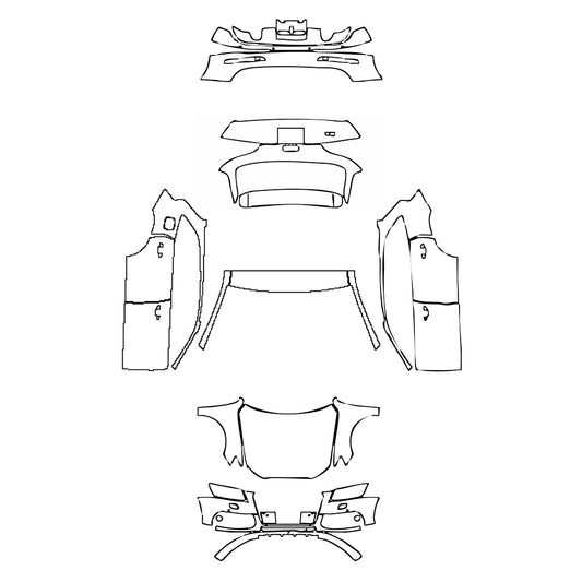 Pre-Cut PPF Audi Q5 Standard Wheelbase Base 2016 - PPF-Kits