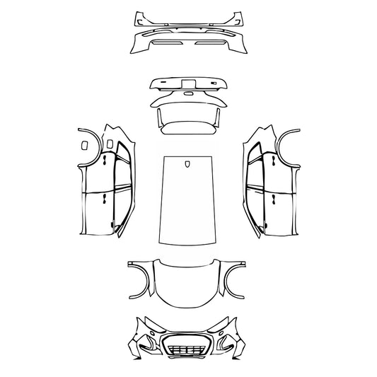 Pre-Cut PPF Audi Q5 Standard Wheelbase Base 2024 - PPF-Kits