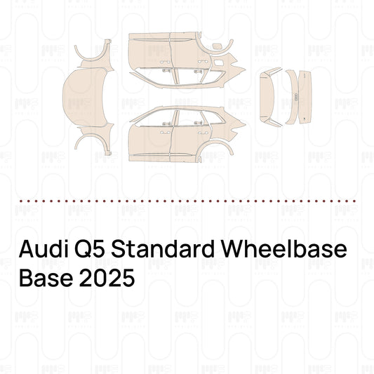 PPF prédécoupé Audi Q5 Standard Wheelbase Base 2025