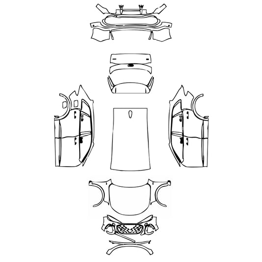 PPF prédécoupé Audi Q5 Standard Wheelbase S-line 2025