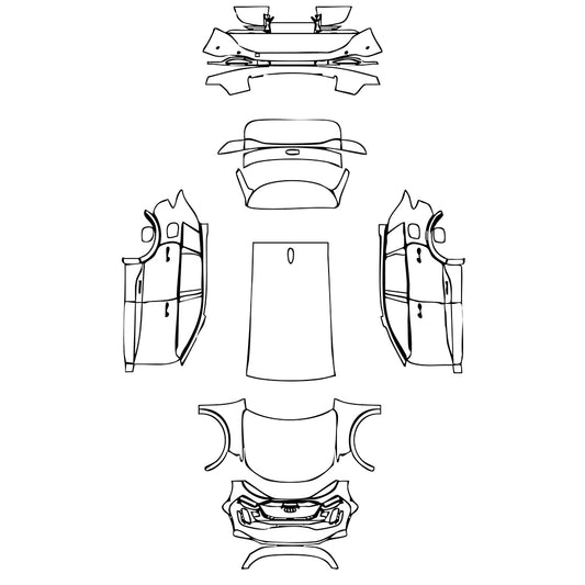 Pre-Cut PPF Audi Q6 e-tron SUV S-Line 2025 - PPF-Kits