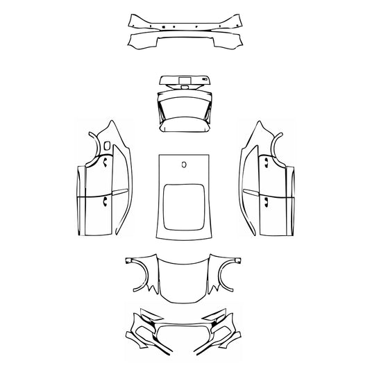 Pre-Cut PPF Audi Q8 Base 2020 - PPF-Kits