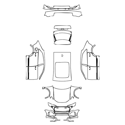 Pre-Cut PPF Audi Q8 Base 2025 - PPF-Kits