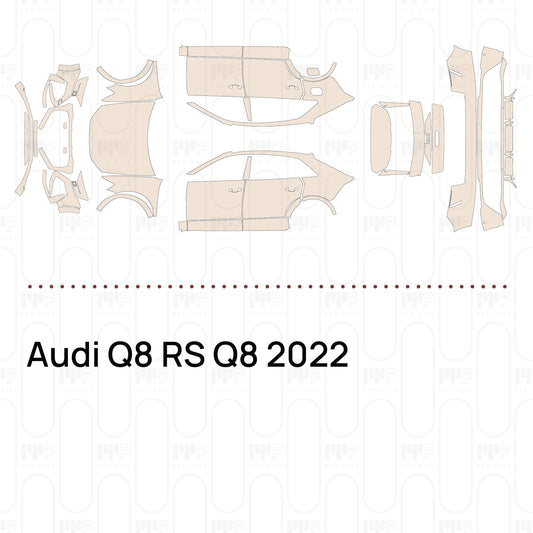 PPF prédécoupé Audi Q8 RS Q8 2022