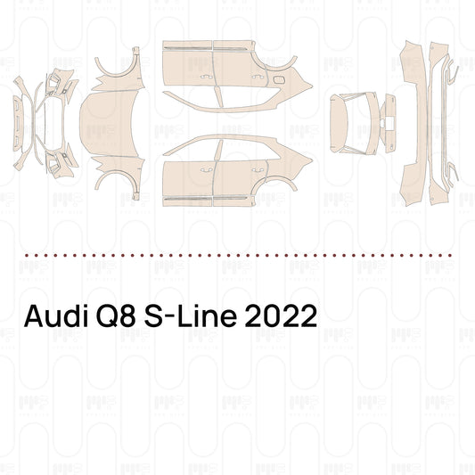 PPF prédécoupé Audi Q8 S-Line 2022