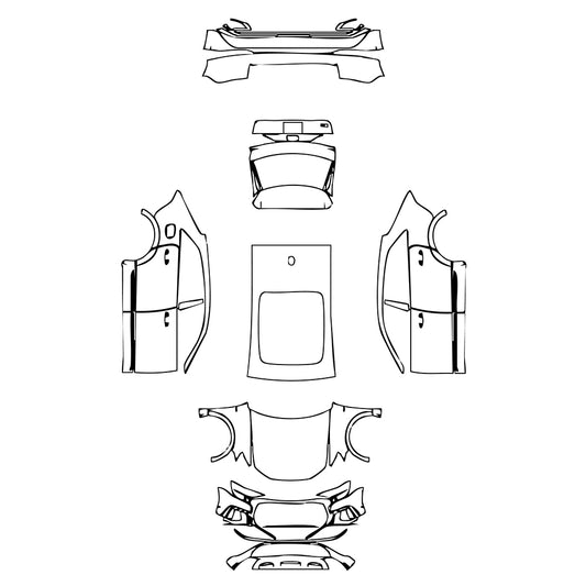 Pre-Cut PPF Audi Q8 S-line 2018 - PPF-Kits
