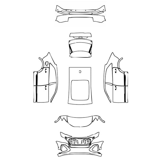Pre-Cut PPF Audi Q8 S-line 2025 - PPF-Kits