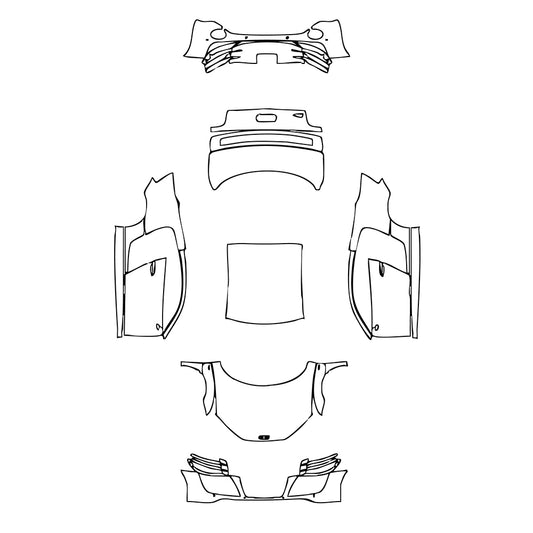 Pre-Cut PPF Audi R8 V10 Coupe 2009 - PPF-Kits