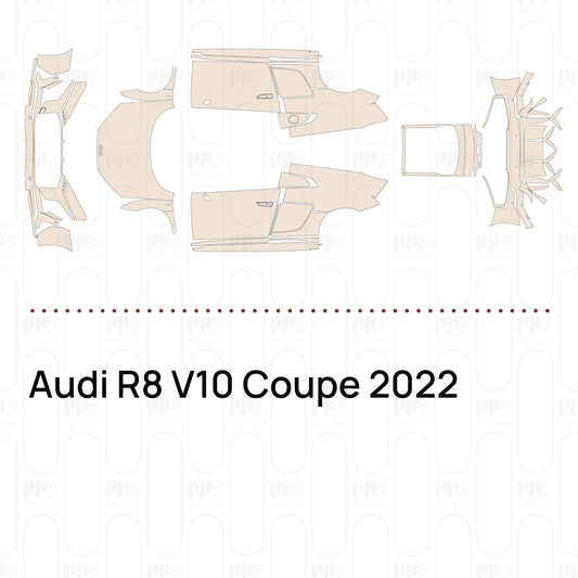 PPF prédécoupé Audi R8 V10 Coupe 2022