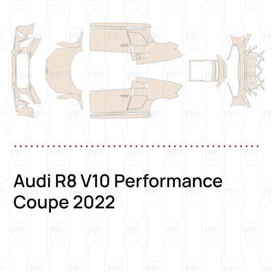 PPF prédécoupé Audi R8 V10 Performance Coupe 2022