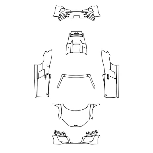 Pre-Cut PPF Audi R8 V10 Spyder 2010 - PPF-Kits