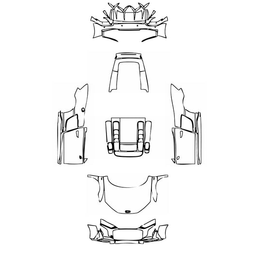 Pre-Cut PPF Audi R8 V10 Spyder 2023 - PPF-Kits