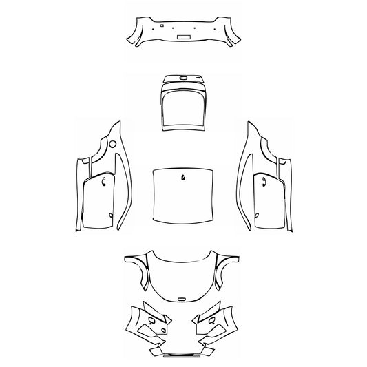 Pre-Cut PPF Audi TT TT Coupe S-line 2019 - PPF-Kits