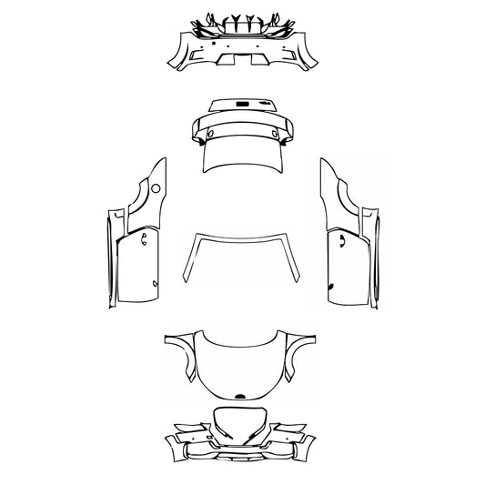 Pre-Cut PPF Audi TT TT RS Roadster 2020 - PPF-Kits