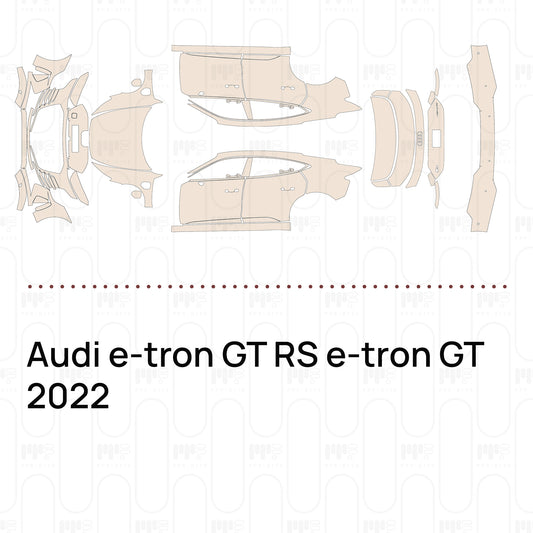 PPF prédécoupé Audi e-tron GT RS e-tron GT 2022